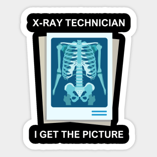 X-Ray Technician - I Get The Picture Sticker